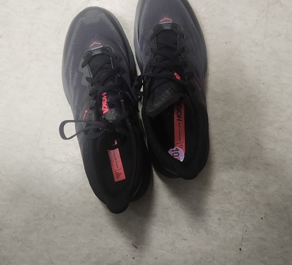 Hoka Women's Athletic Shoes in Black and Pink